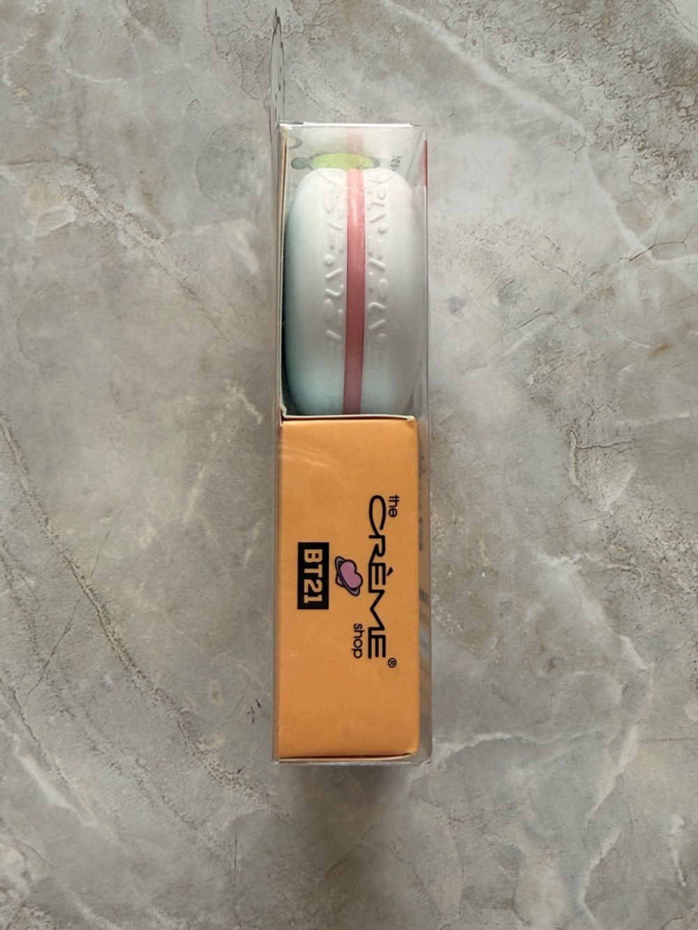 The Crème Shop x BT21 Macaron Lip Balm RJ Coral Tinted Honeydew Limited Edition - Picture 6 of 7